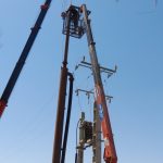 خدمات چرثقیل کفی با سبدبالابر و جوشکار